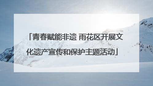 青春赋能非遗 雨花区开展文化遗产宣传和保护主题活动