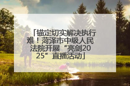 锚定切实解决执行难！菏泽市中级人民法院开展“亮剑2025”直播活动