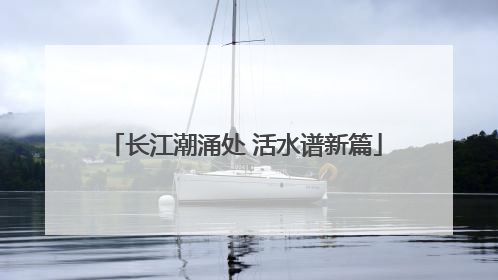 长江潮涌处 活水谱新篇