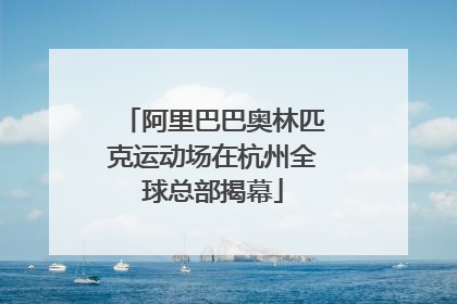 阿里巴巴奥林匹克运动场在杭州全球总部揭幕