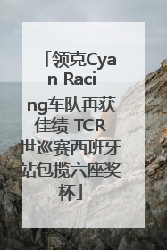 领克Cyan Racing车队再获佳绩 TCR世巡赛西班牙站包揽六座奖杯