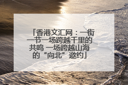 香港文汇网：一街一节一场跨越千里的共鸣 一场跨越山海的“向北”邀约