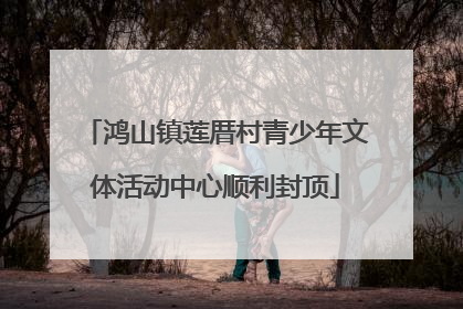 鸿山镇莲厝村青少年文体活动中心顺利封顶