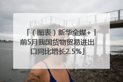 （图表）新华全媒+丨前5月我国货物贸易进出口同比增长2.5%