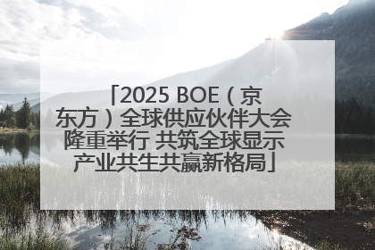 2025 BOE（京东方）全球供应伙伴大会隆重举行 共筑全球显示产业共生共赢新格局