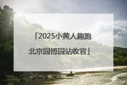 2025小黄人趣跑北京园博园站收官