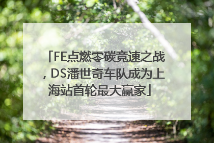 FE点燃零碳竞速之战，DS潘世奇车队成为上海站首轮最大赢家